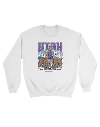 UTAH BASKETBALL KIDS CREWNECK SWEATSHIRT – Kids clothes – Dead Threads Apparel