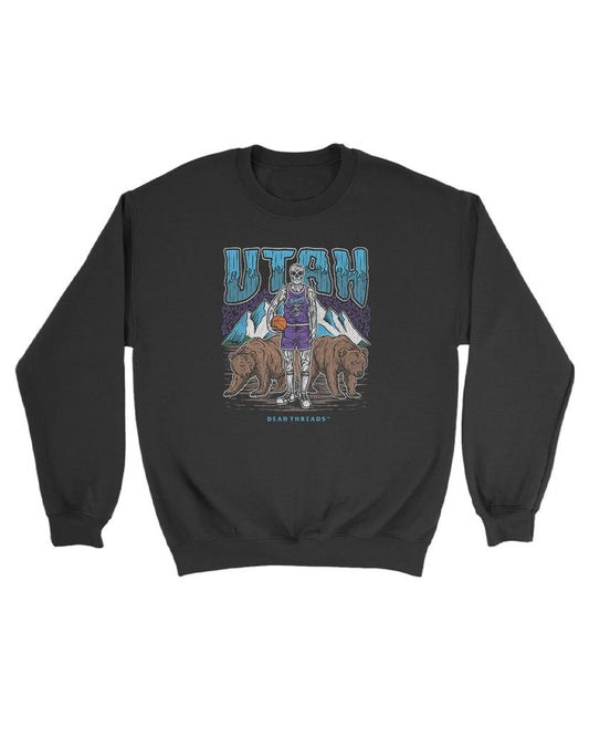UTAH BASKETBALL KIDS CREWNECK SWEATSHIRT – Kids clothes – Dead Threads Apparel