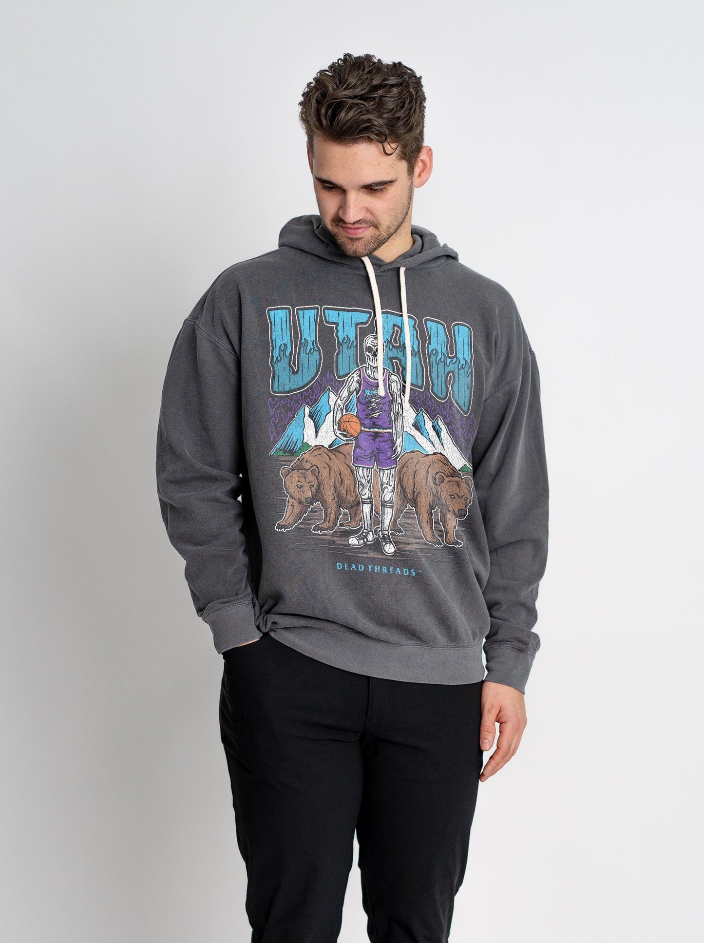 UTAH BASKETBALL - LIGHTWEIGHT HOODIE – Lightweight – Dead Threads Apparel