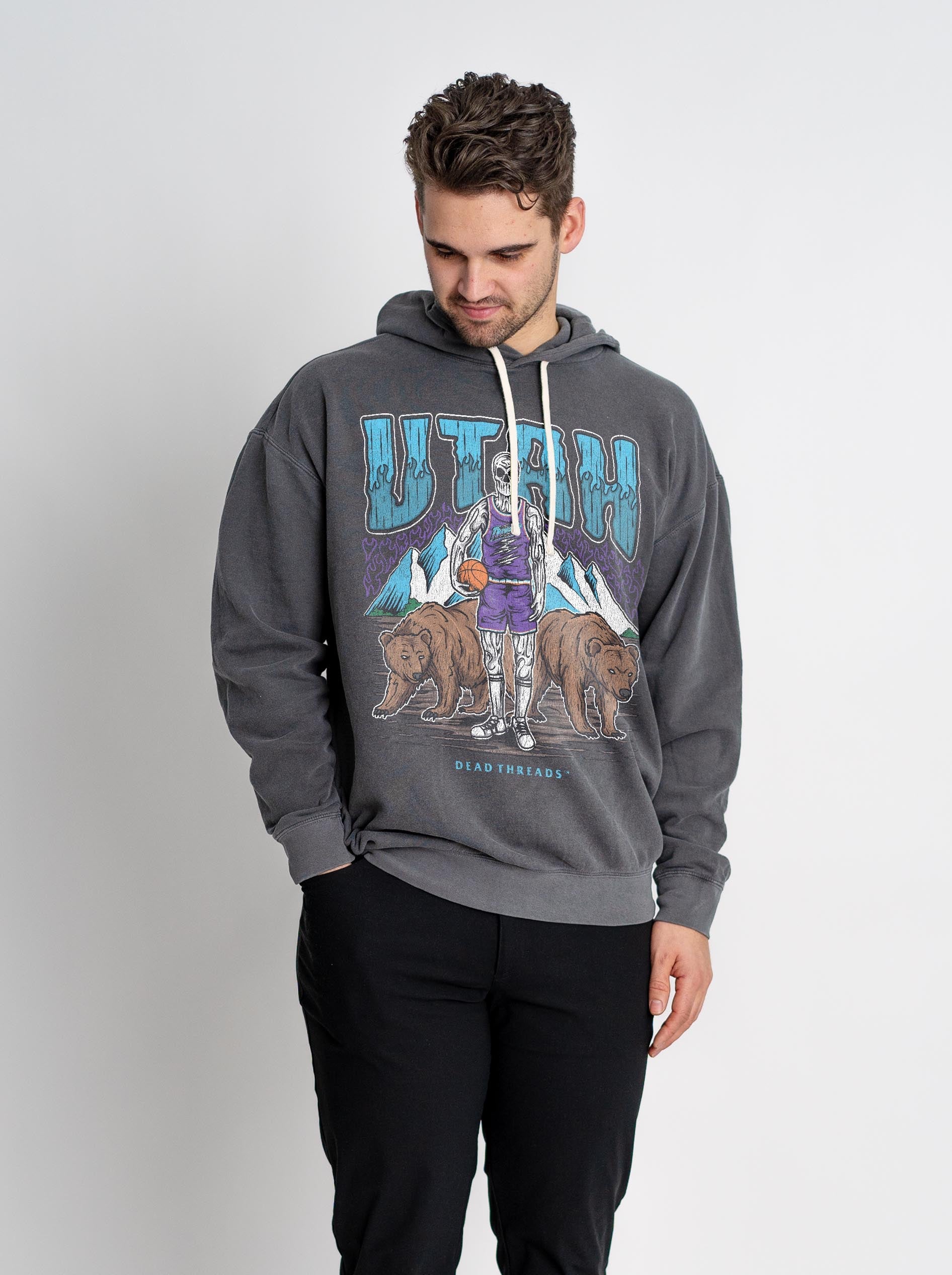 UTAH BASKETBALL - LIGHTWEIGHT HOODIE – Lightweight – Dead Threads Apparel