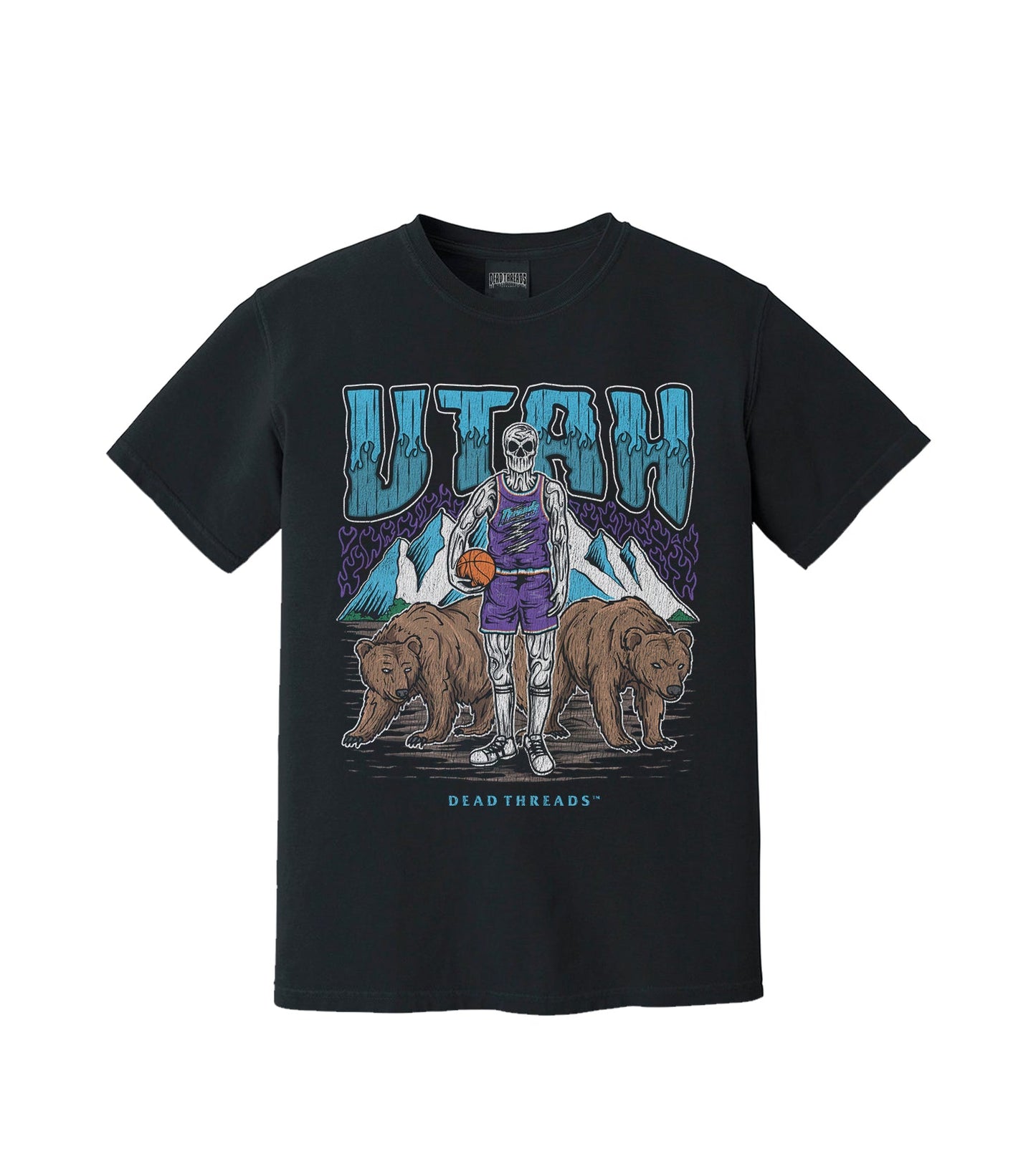 UTAH BASKETBALL – T-Shirt – Dead Threads Apparel