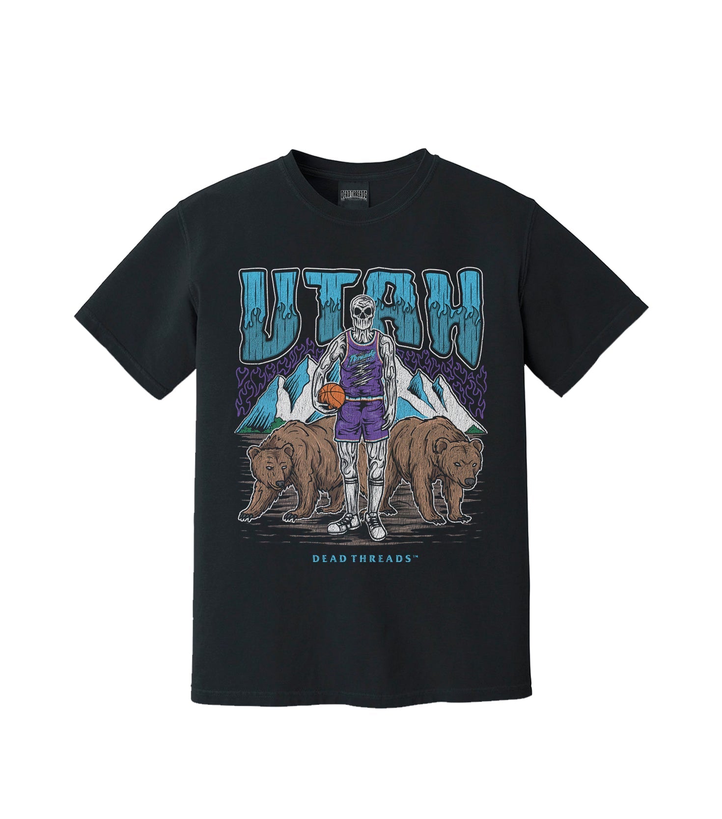 UTAH BASKETBALL – T-Shirt – Dead Threads Apparel