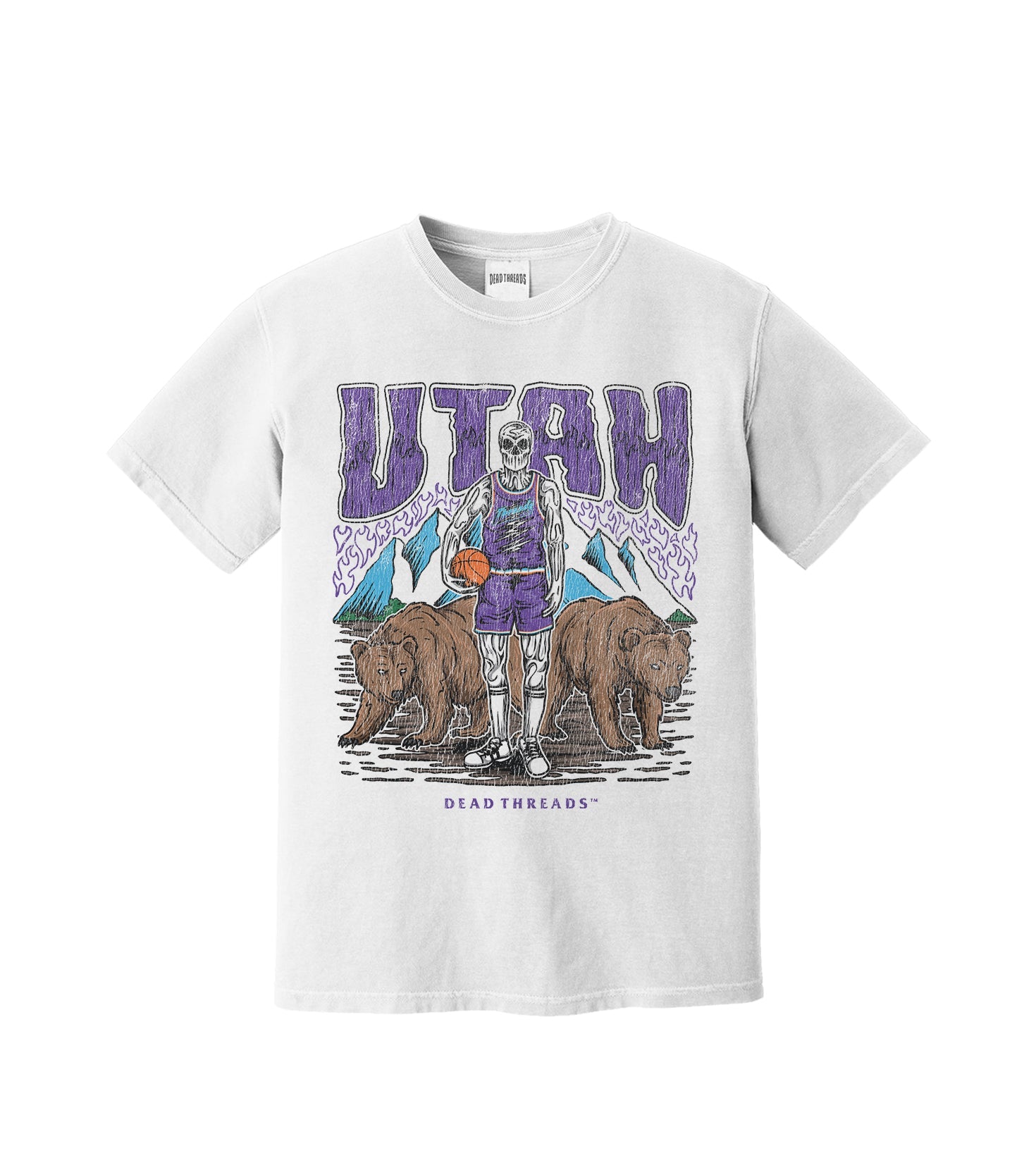 UTAH BASKETBALL – T-Shirt – Dead Threads Apparel
