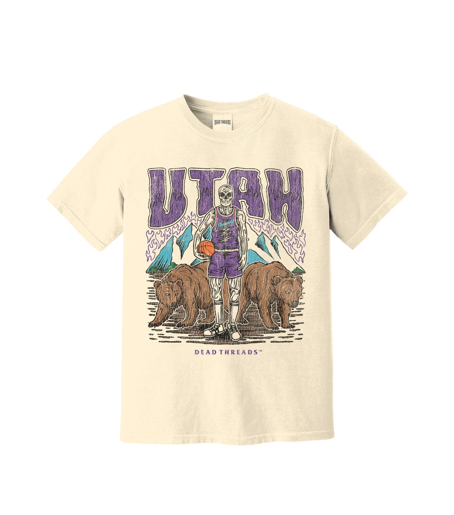 UTAH BASKETBALL – T-Shirt – Dead Threads Apparel