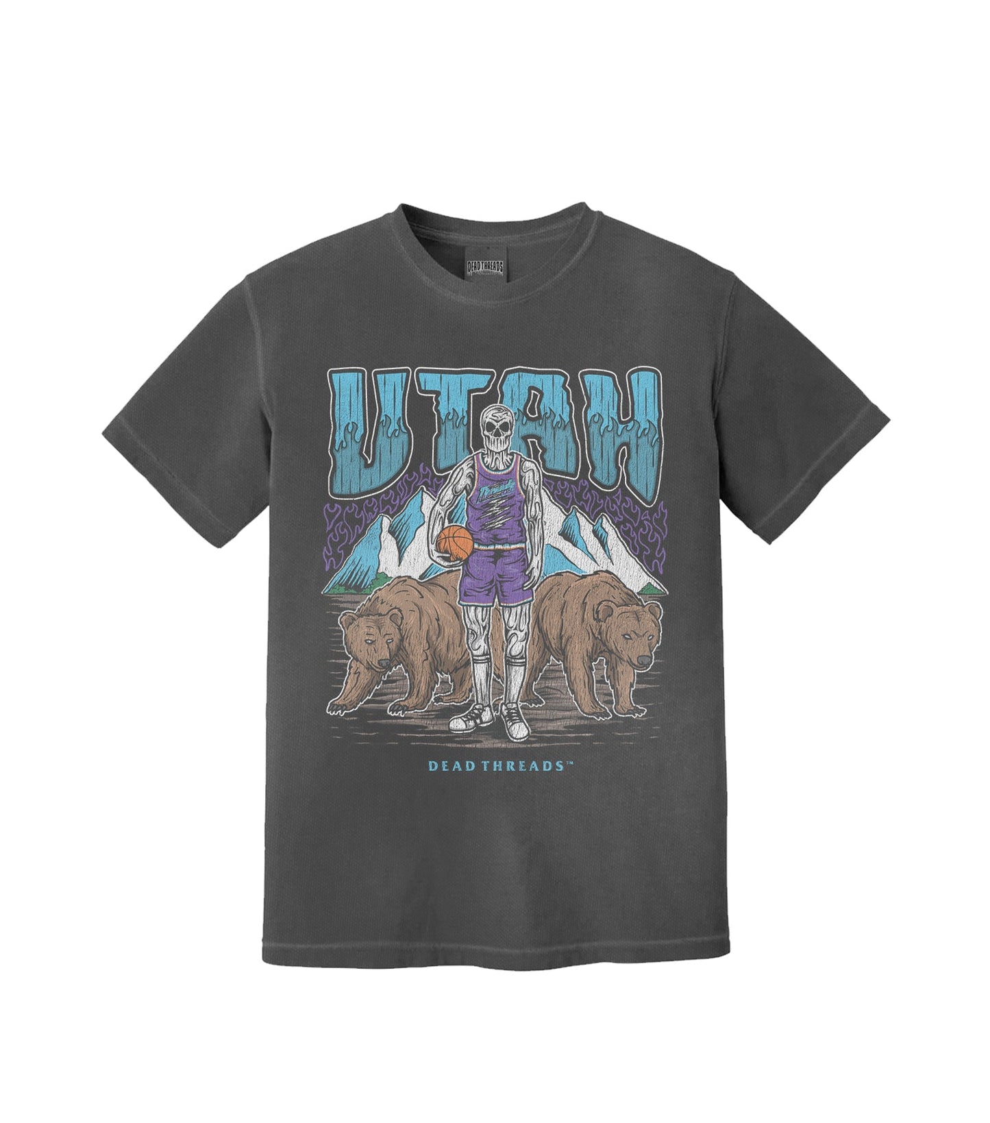 UTAH BASKETBALL – T-Shirt – Dead Threads Apparel