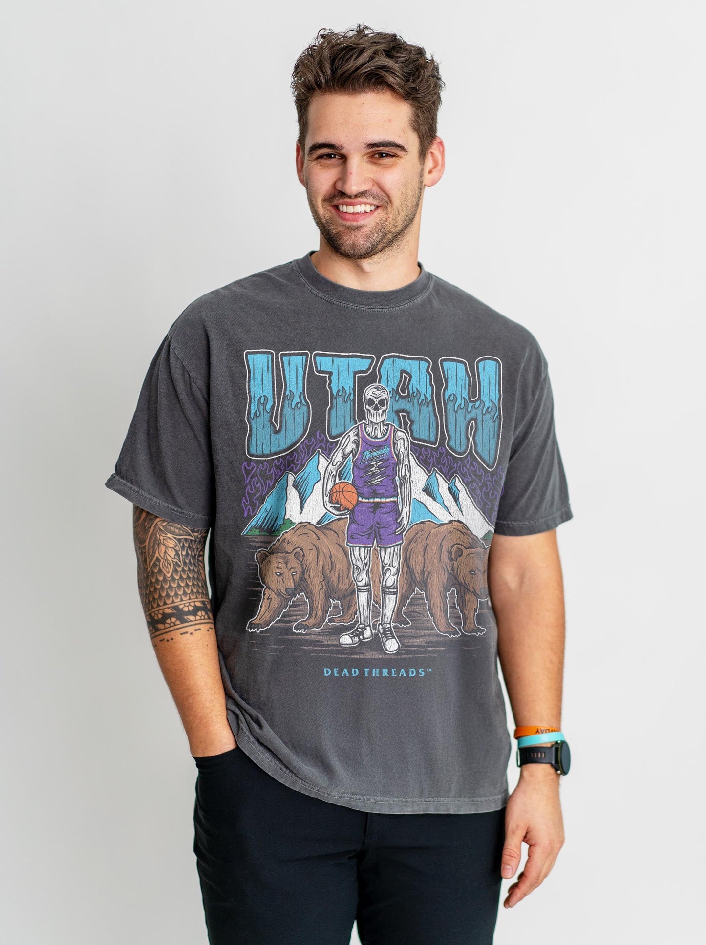 UTAH BASKETBALL – T-Shirt – Dead Threads Apparel