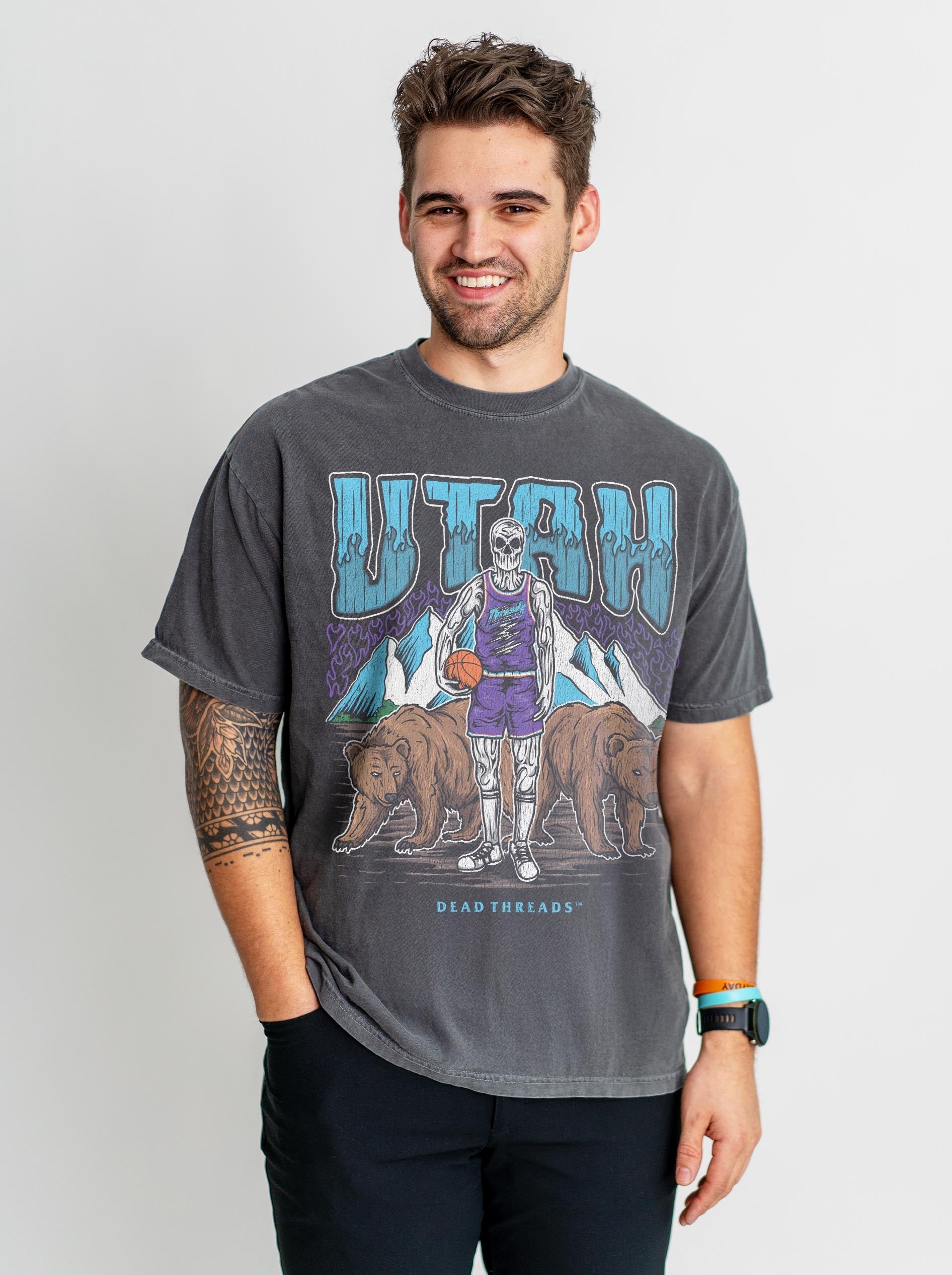 UTAH BASKETBALL – T-Shirt – Dead Threads Apparel