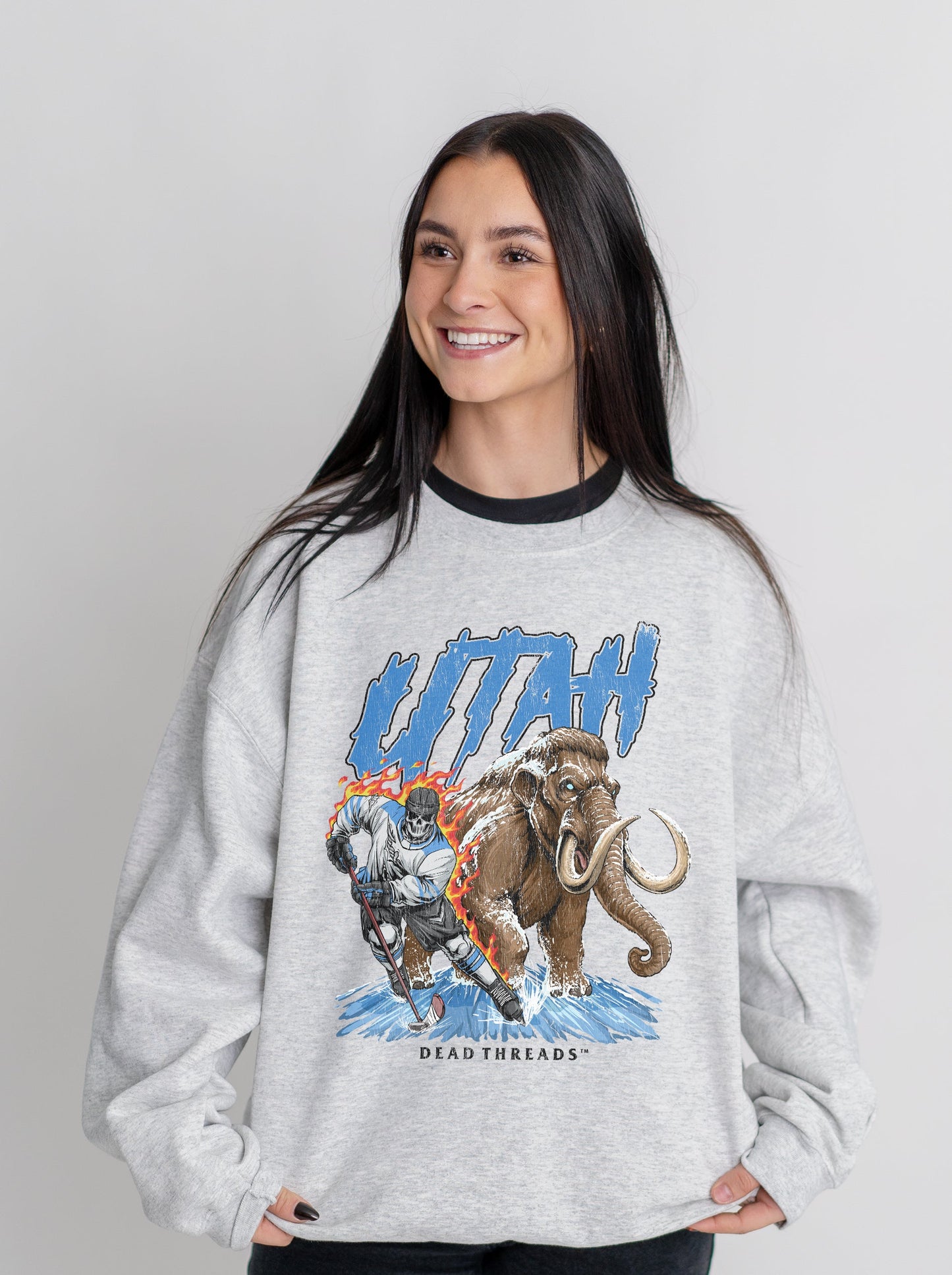 UTAH HOCKEY CREWNECK SWEATSHIRT – Sweatshirt – Dead Threads Apparel