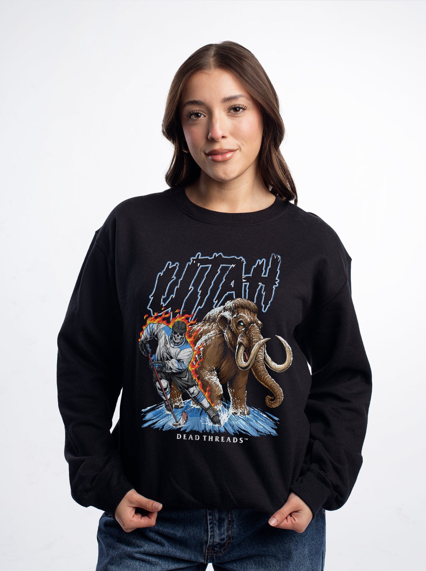 UTAH HOCKEY CREWNECK SWEATSHIRT – Sweatshirt – Dead Threads Apparel