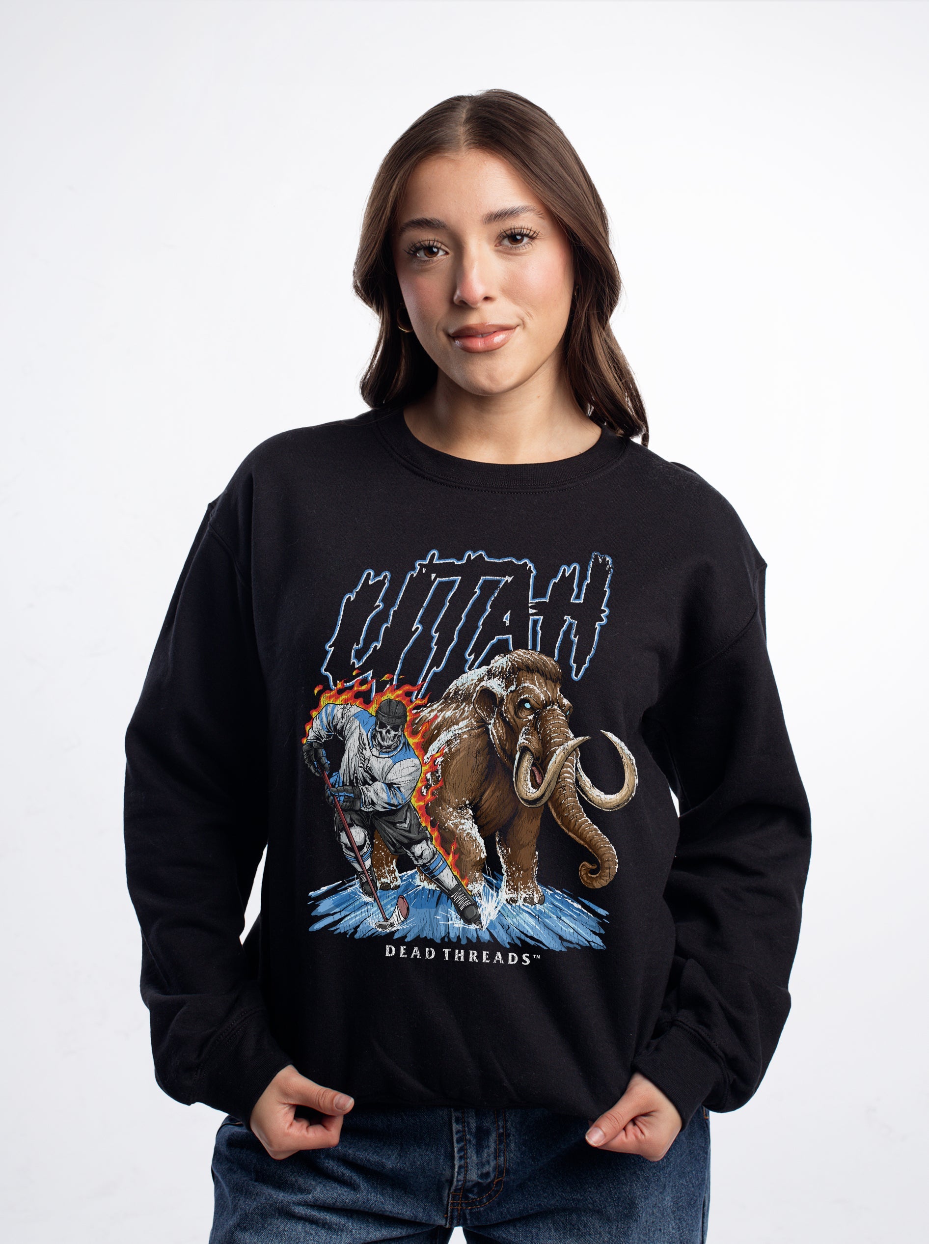 UTAH HOCKEY CREWNECK SWEATSHIRT – Sweatshirt – Dead Threads Apparel