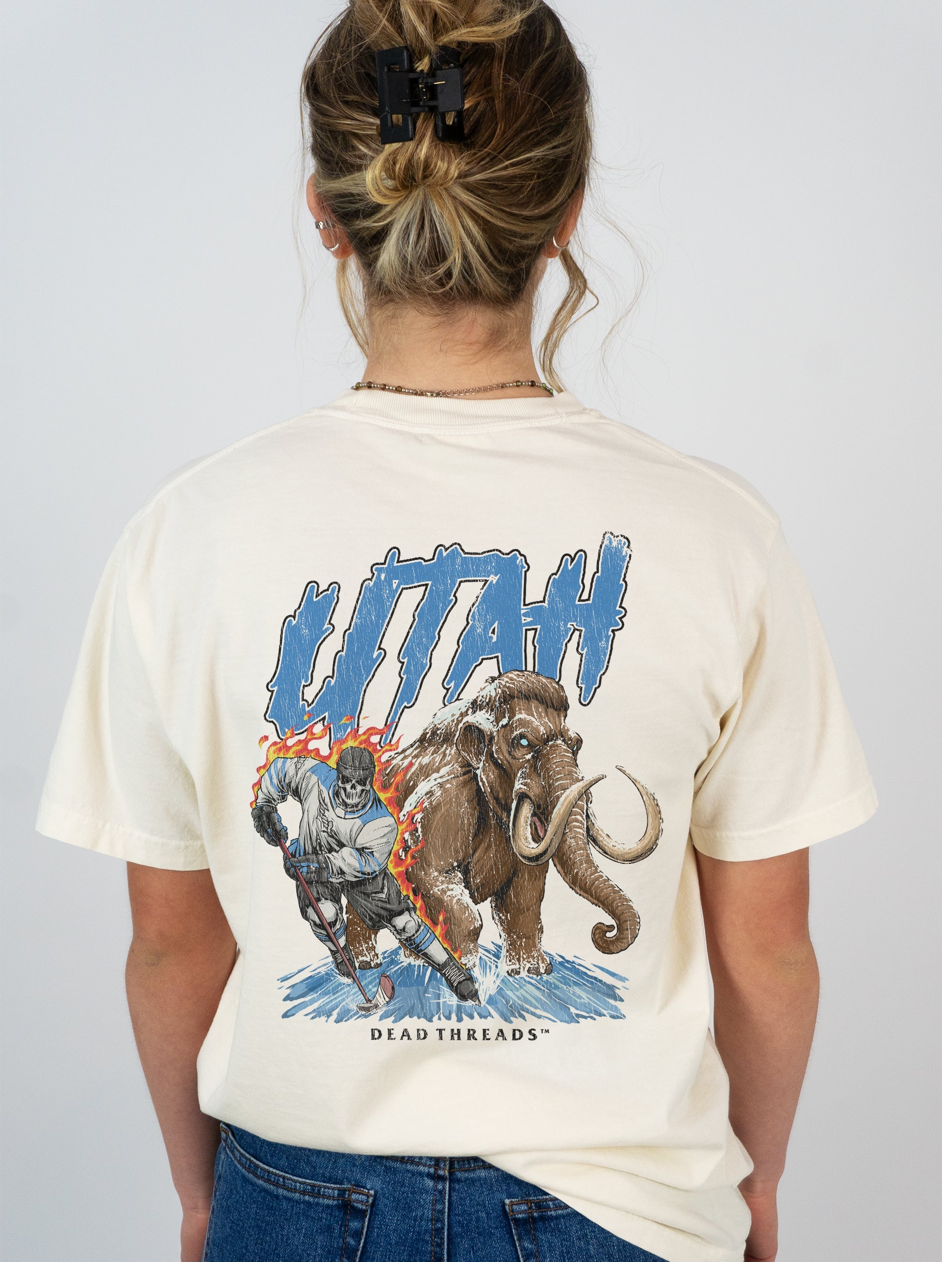 UTAH HOCKEY - “DT ESSENTIAL" PREMIUM T - SHIRT – T-Shirt – Dead Threads Apparel