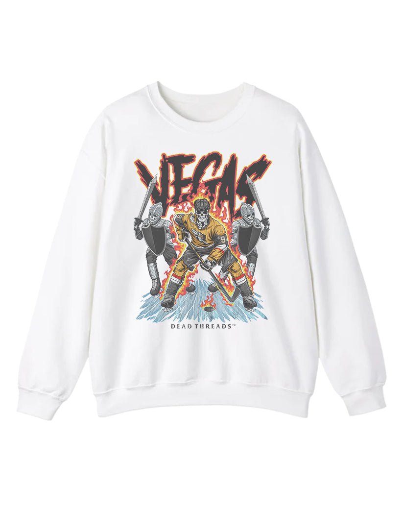 VEGAS HOCKEY CREWNECK SWEATSHIRT – Sweatshirt – Dead Threads Apparel