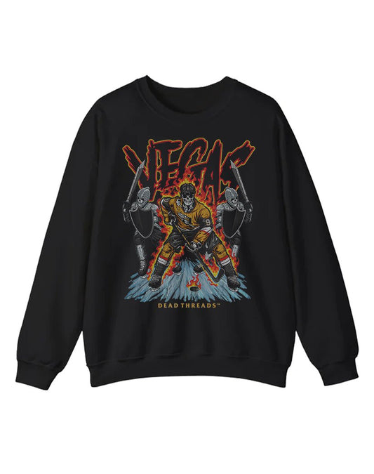 VEGAS HOCKEY CREWNECK SWEATSHIRT – Sweatshirt – Dead Threads Apparel