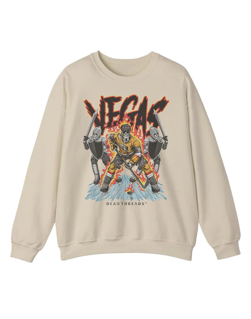 VEGAS HOCKEY CREWNECK SWEATSHIRT – Sweatshirt – Dead Threads Apparel