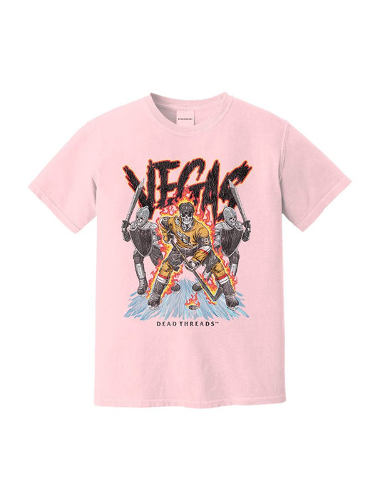 VEGAS HOCKEY - PINK – T-Shirt – Dead Threads Apparel
