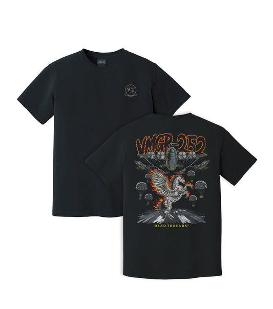 VMGR - 252 EMBLEM - “3 SKULL” PREMIUM T - SHIRT – T-Shirt – Dead Threads Apparel
