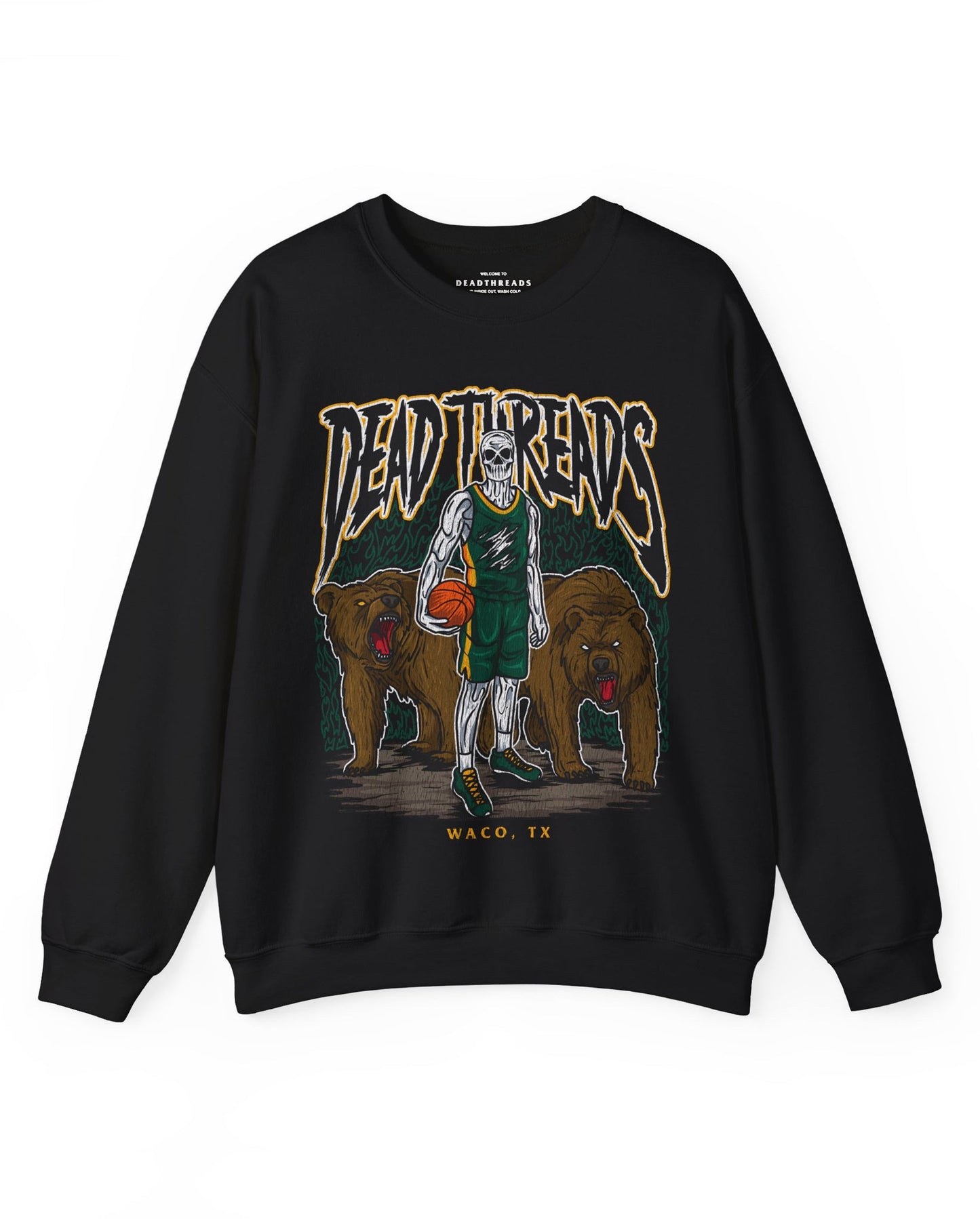 WACO BASKETBALL - CREWNECK SWEATSHIRT – Sweatshirt – Dead Threads Apparel