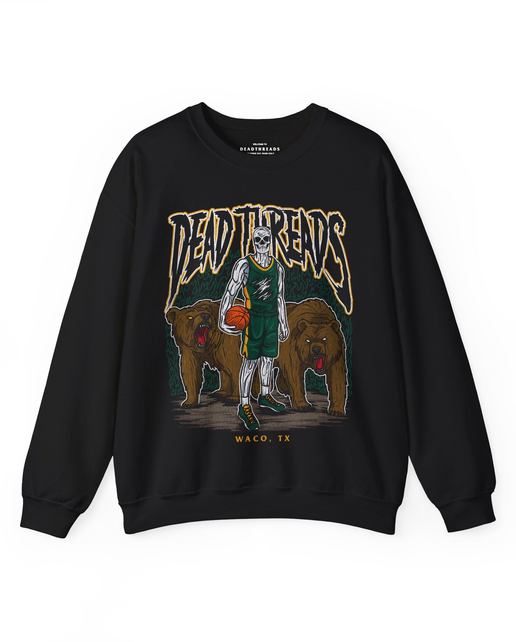 WACO BASKETBALL - CREWNECK SWEATSHIRT – Sweatshirt – Dead Threads Apparel