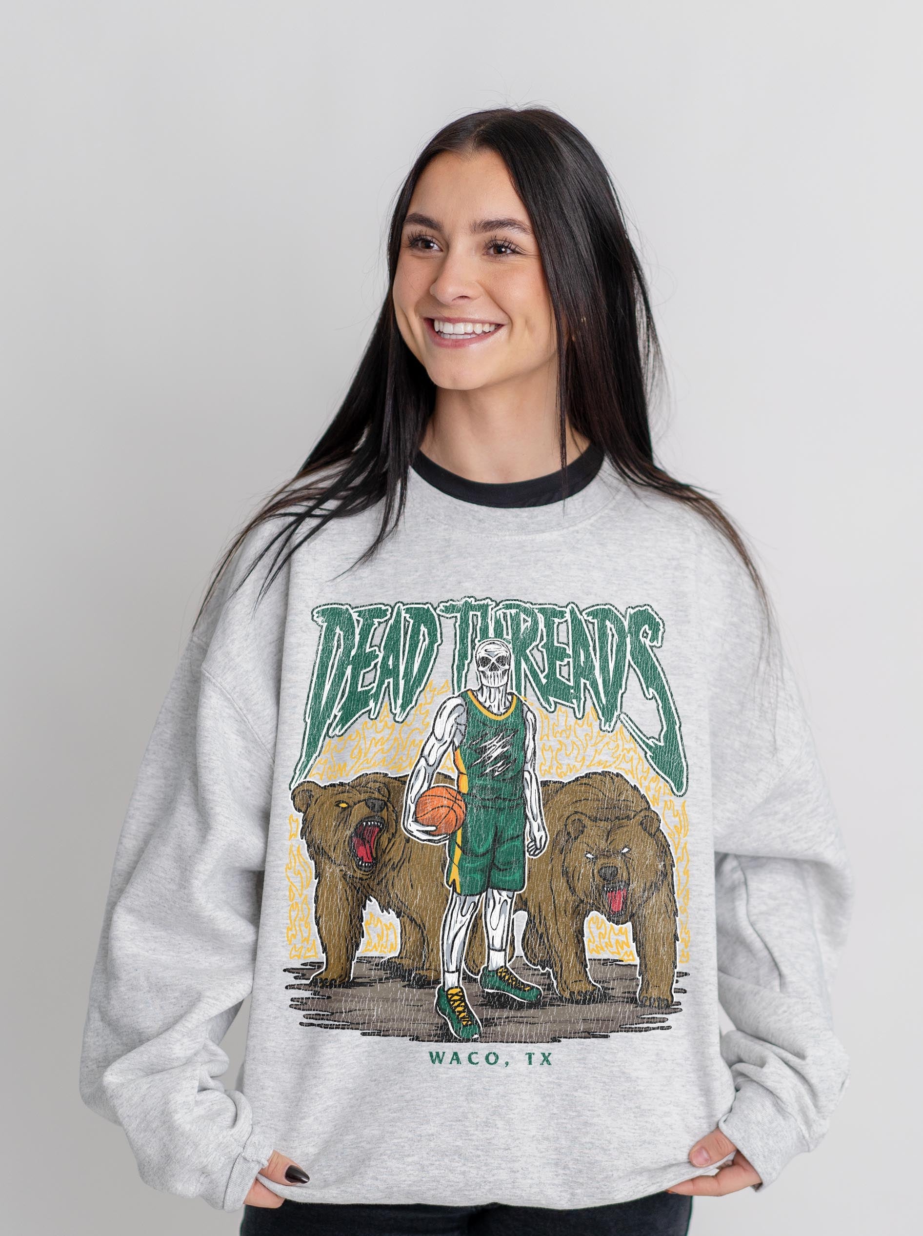 WACO BASKETBALL - CREWNECK SWEATSHIRT – Sweatshirt – Dead Threads Apparel