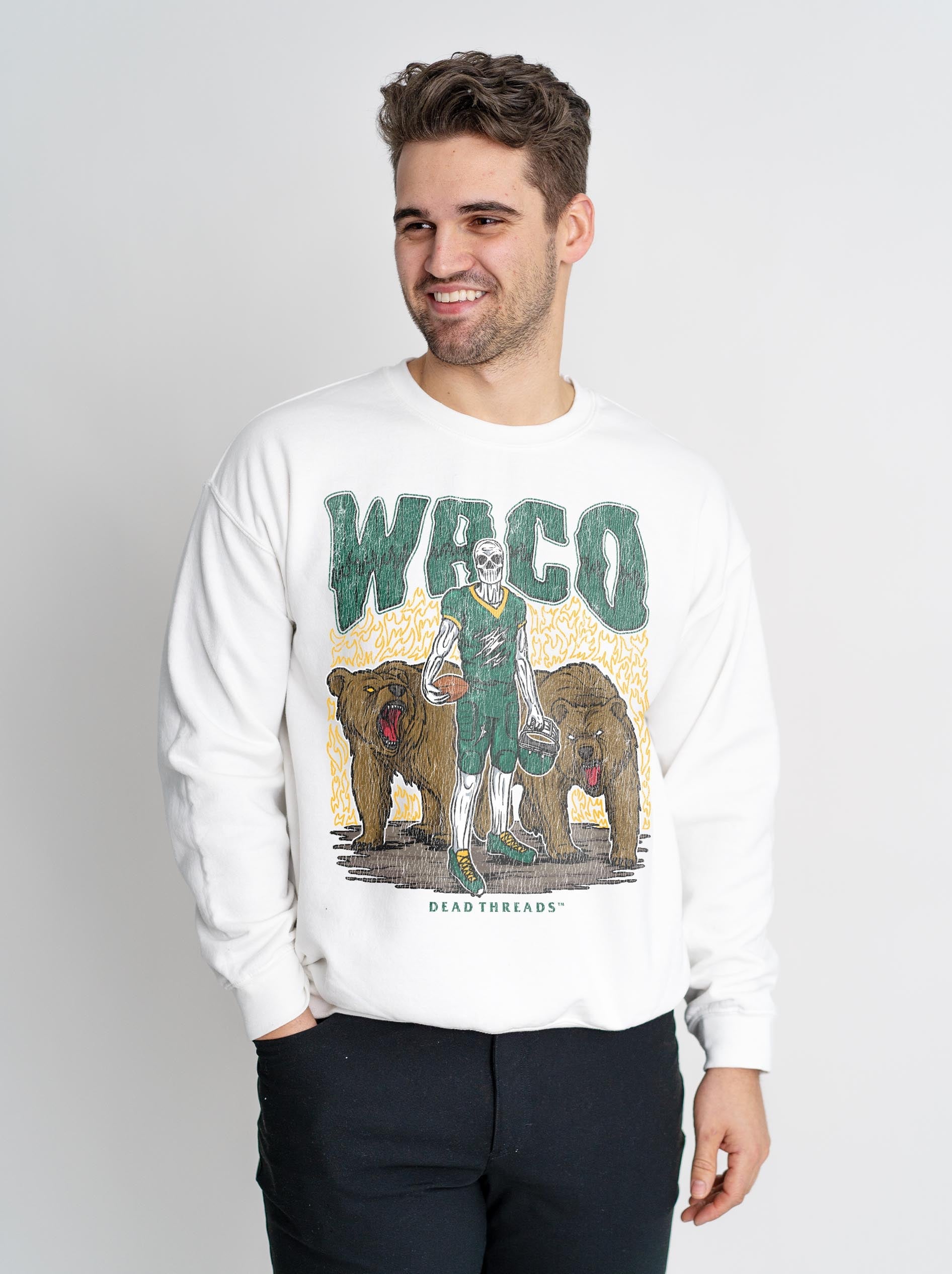 WACO FOOTBALL CREWNECK SWEATSHIRT – Sweatshirt – Dead Threads Apparel