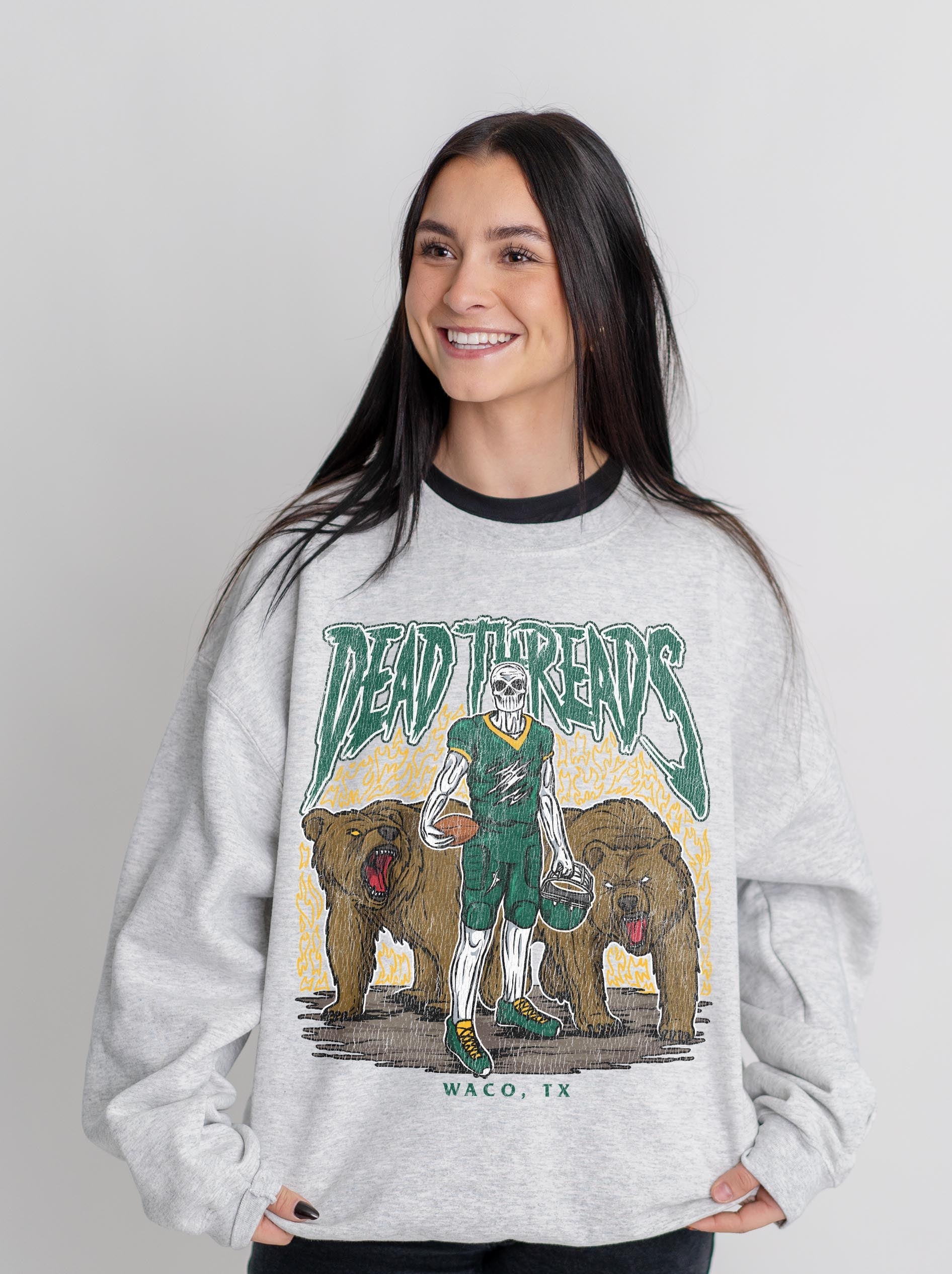 WACO FOOTBALL - CREWNECK SWEATSHIRT – Sweatshirt – Dead Threads Apparel