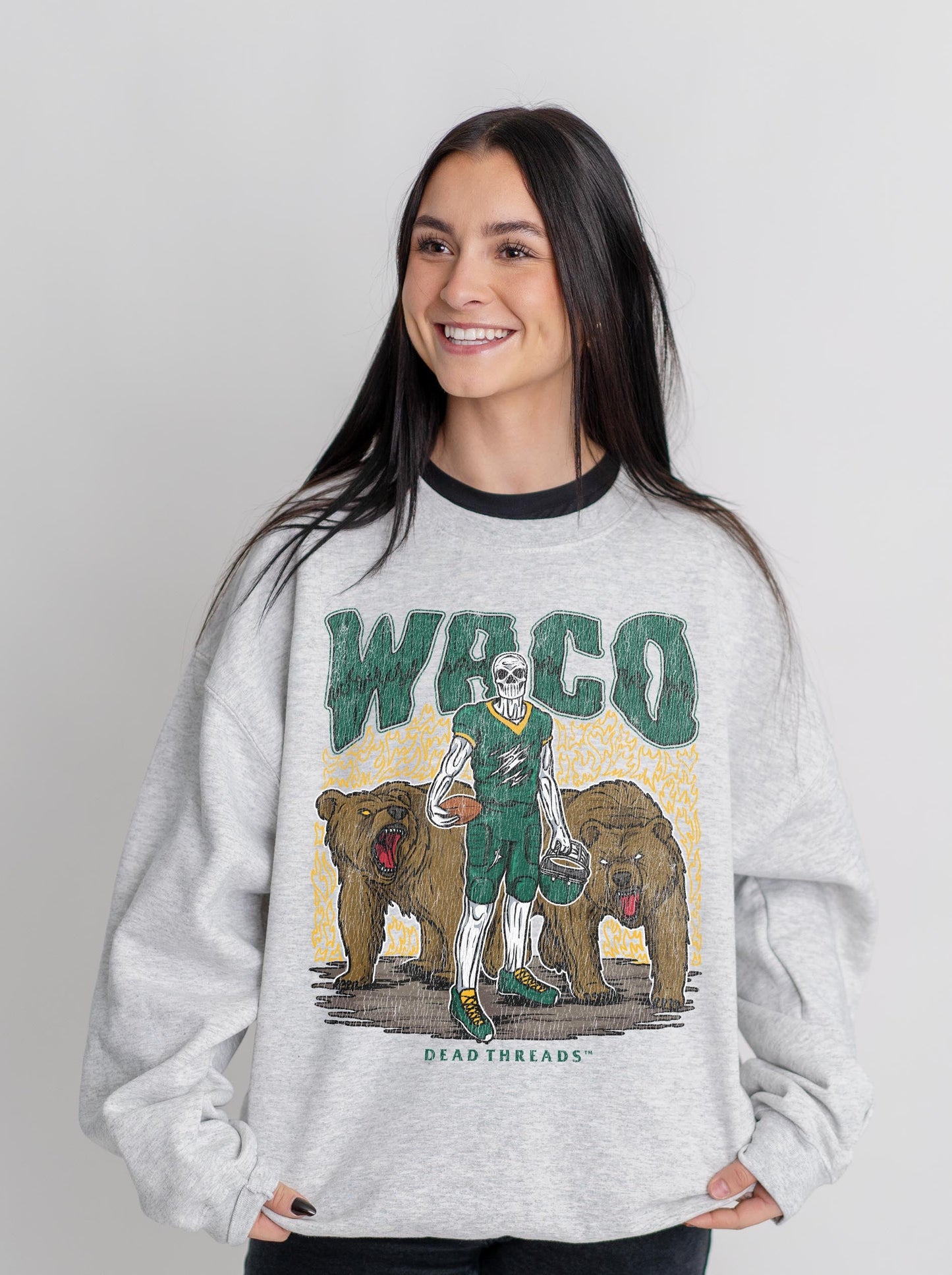WACO FOOTBALL CREWNECK SWEATSHIRT – Sweatshirt – Dead Threads Apparel