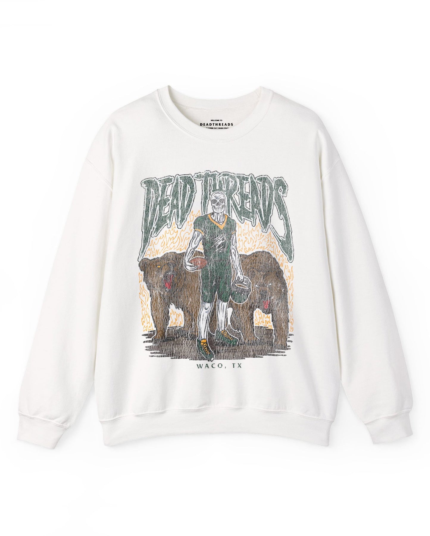 WACO FOOTBALL - CREWNECK SWEATSHIRT – Sweatshirt – Dead Threads Apparel