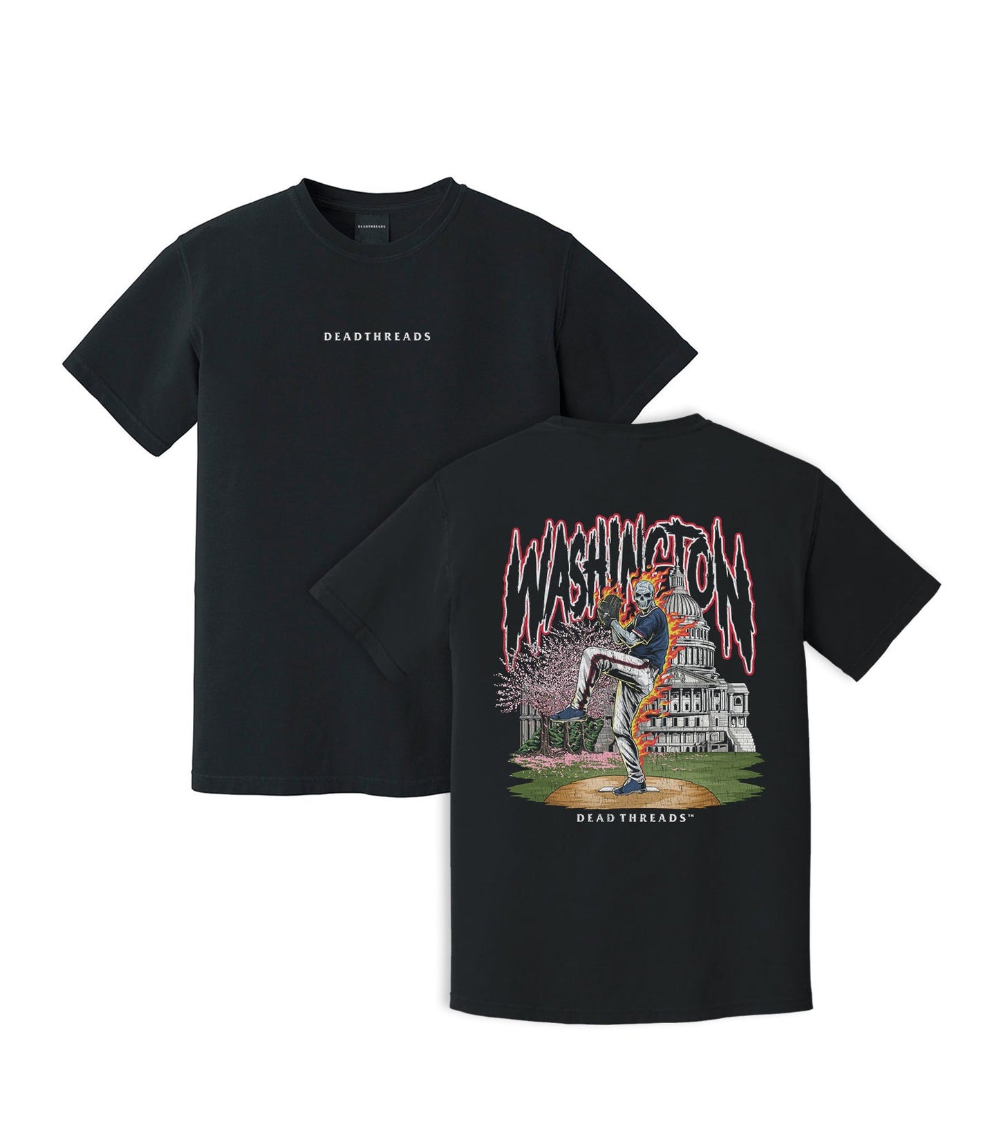 WASHINGTON BASEBALL - “DT ESSENTIAL" PREMIUM T - SHIRT – T-Shirt – Dead Threads Apparel