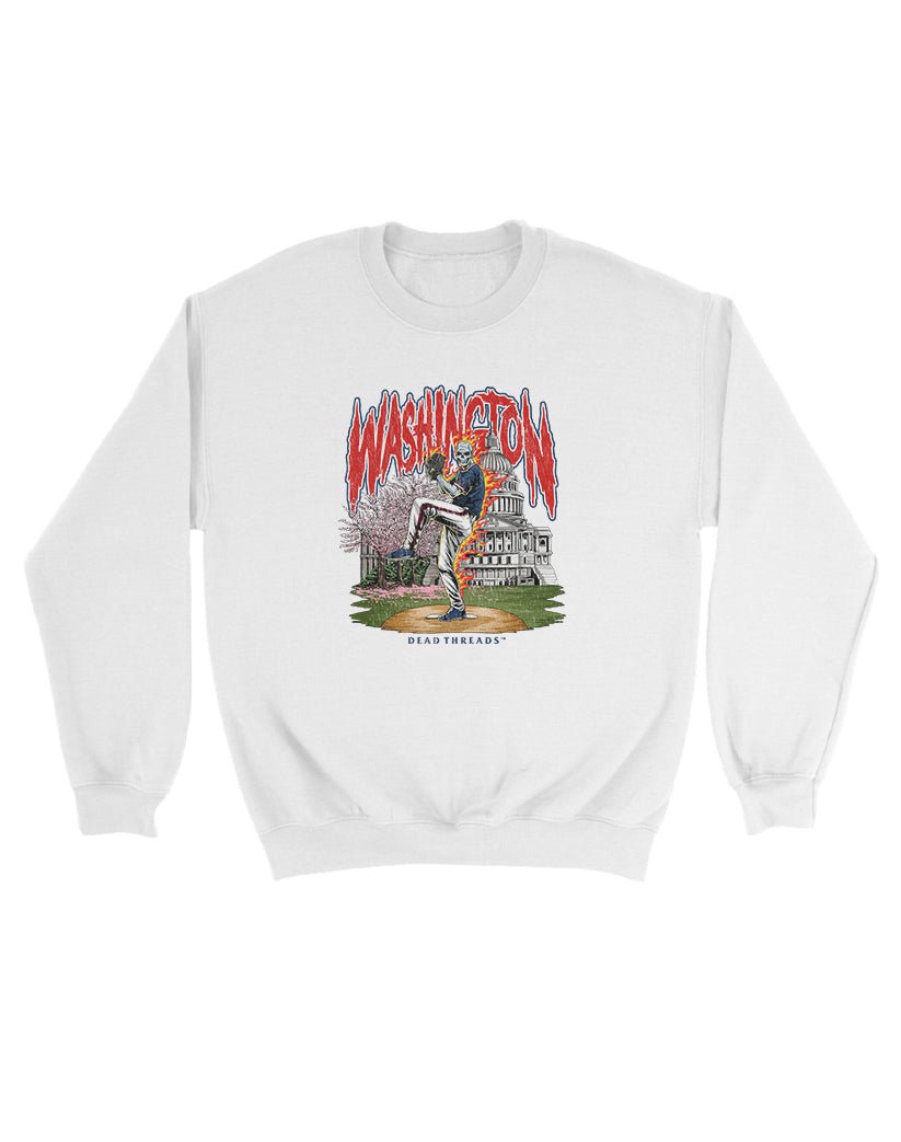 WASHINGTON BASEBALL KIDS CREWNECK SWEATSHIRT – Kids clothes – Dead Threads Apparel