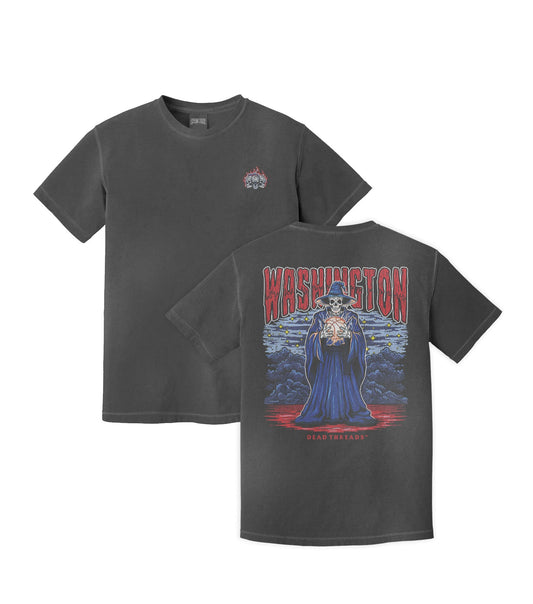 WASHINGTON BASKETBALL - “3 SKULL” PREMIUM T - SHIRT – T-Shirt – Dead Threads Apparel