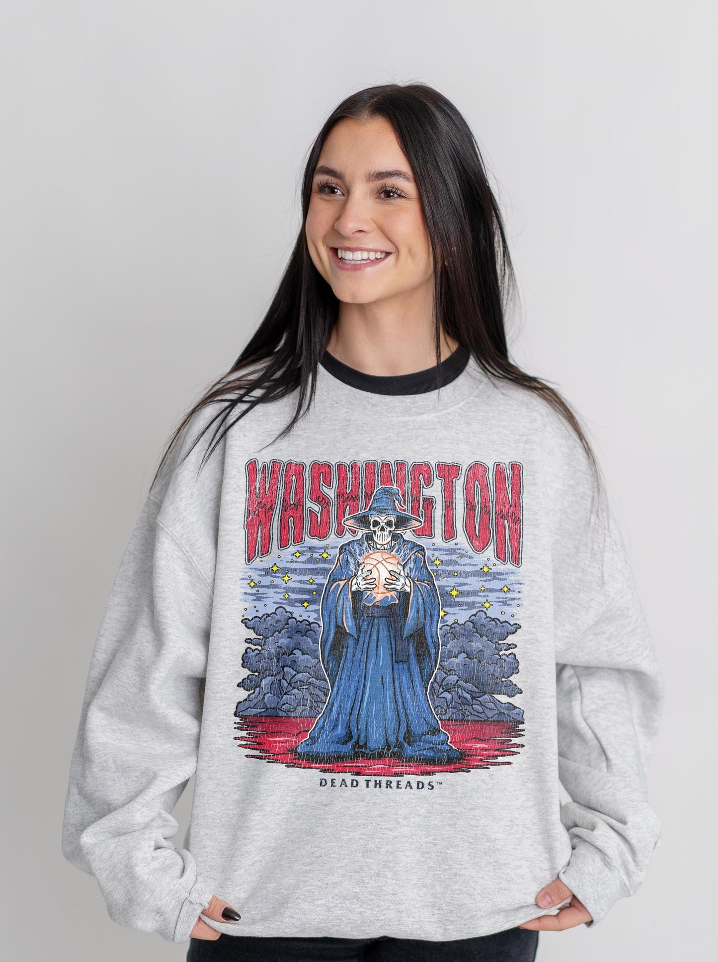 WASHINGTON BASKETBALL CREWNECK SWEATSHIRT – Sweatshirt – Dead Threads Apparel