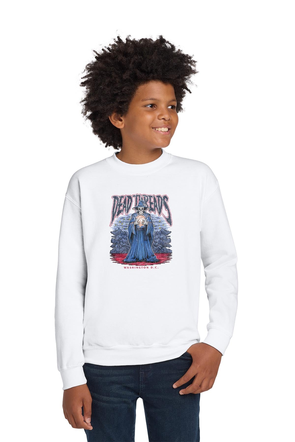 WASHINGTON BASKETBALL - KIDS CREWNECK SWEATSHIRT – Kids clothes – Dead Threads Apparel