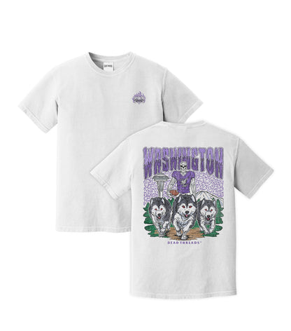 WASHINGTON FOOTBALL - “3 SKULL” PREMIUM T - SHIRT – T-Shirt – Dead Threads Apparel