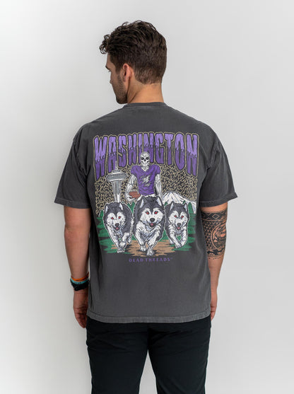 WASHINGTON FOOTBALL - “3 SKULL” PREMIUM T - SHIRT – T-Shirt – Dead Threads Apparel