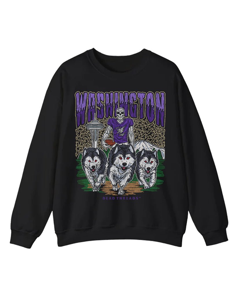 WASHINGTON FOOTBALL CREWNECK SWEATSHIRT – Sweatshirt – Dead Threads Apparel