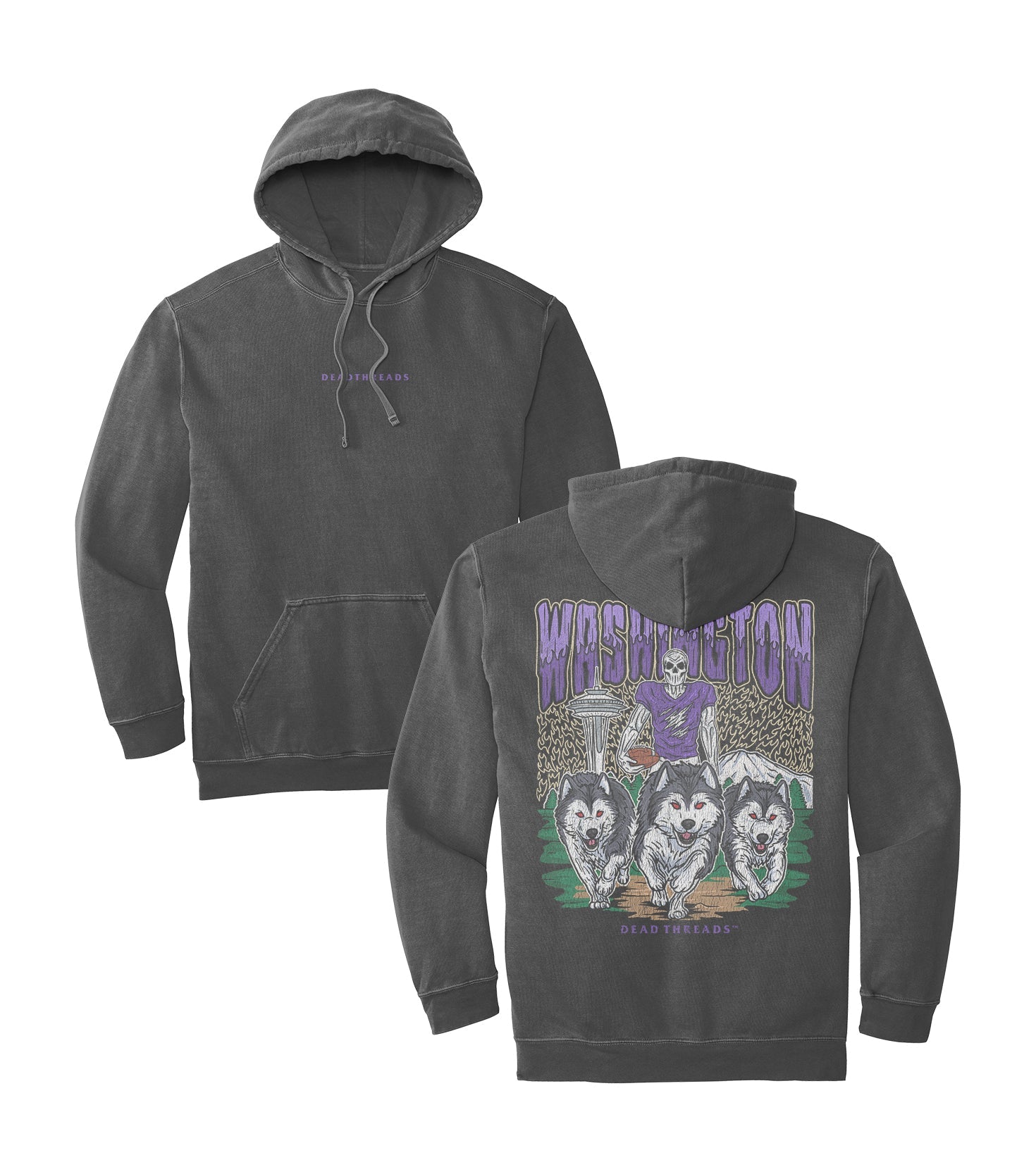 WASHINGTON FOOTBALL - “DT ESSENTIAL" HOODIE – Hoodie – Dead Threads Apparel