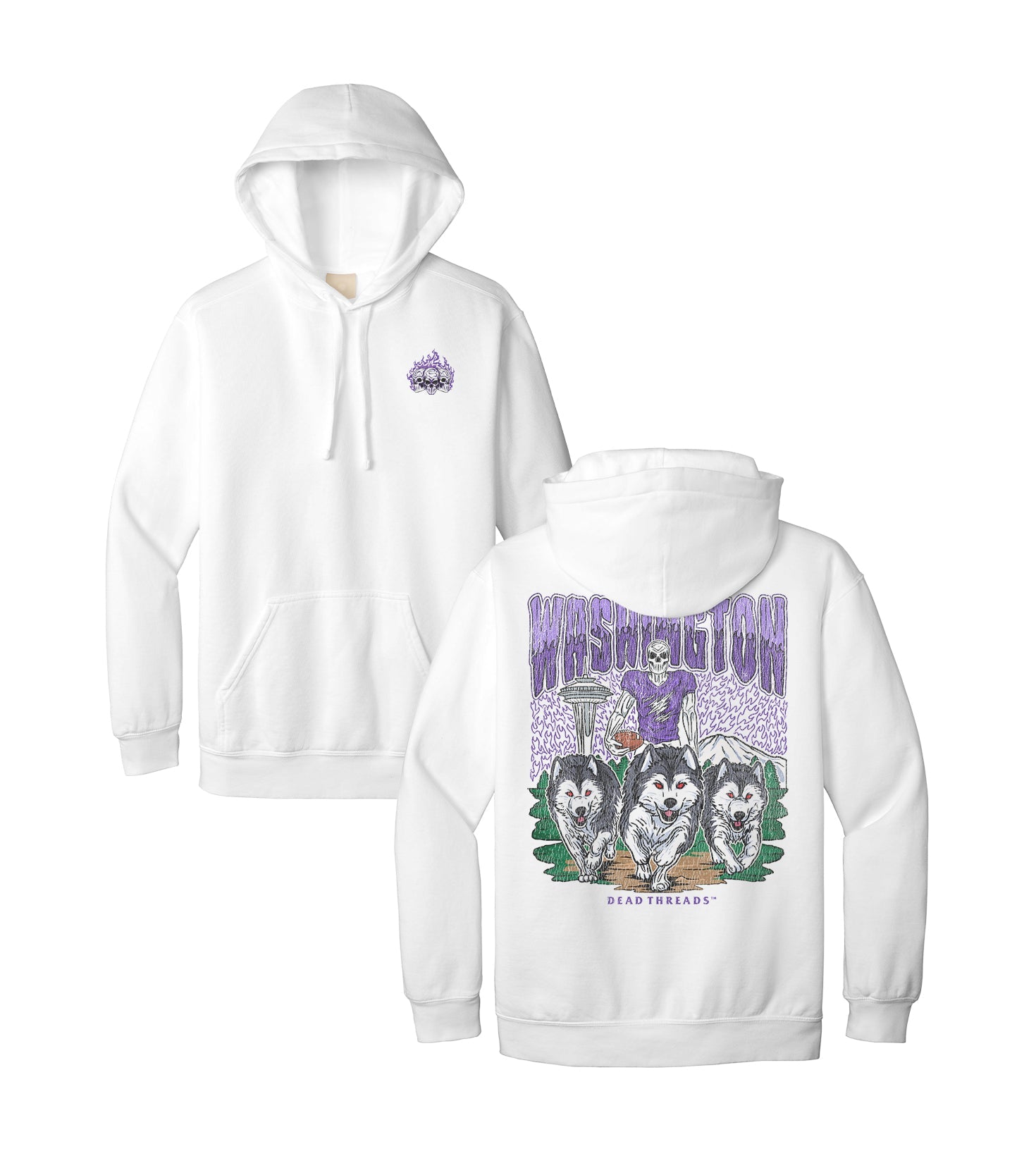 WASHINGTON FOOTBALL - HOODIE – Hoodie – Dead Threads Apparel