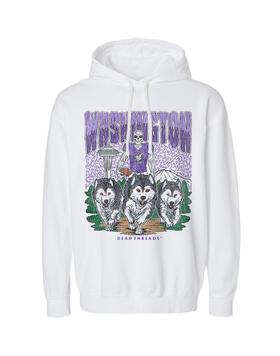 WASHINGTON FOOTBALL - LIGHTWEIGHT HOODIE – Lightweight – Dead Threads Apparel