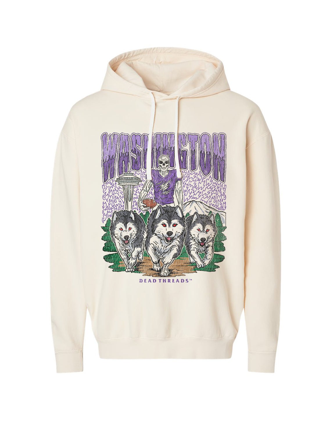 WASHINGTON FOOTBALL - LIGHTWEIGHT HOODIE – Lightweight – Dead Threads Apparel