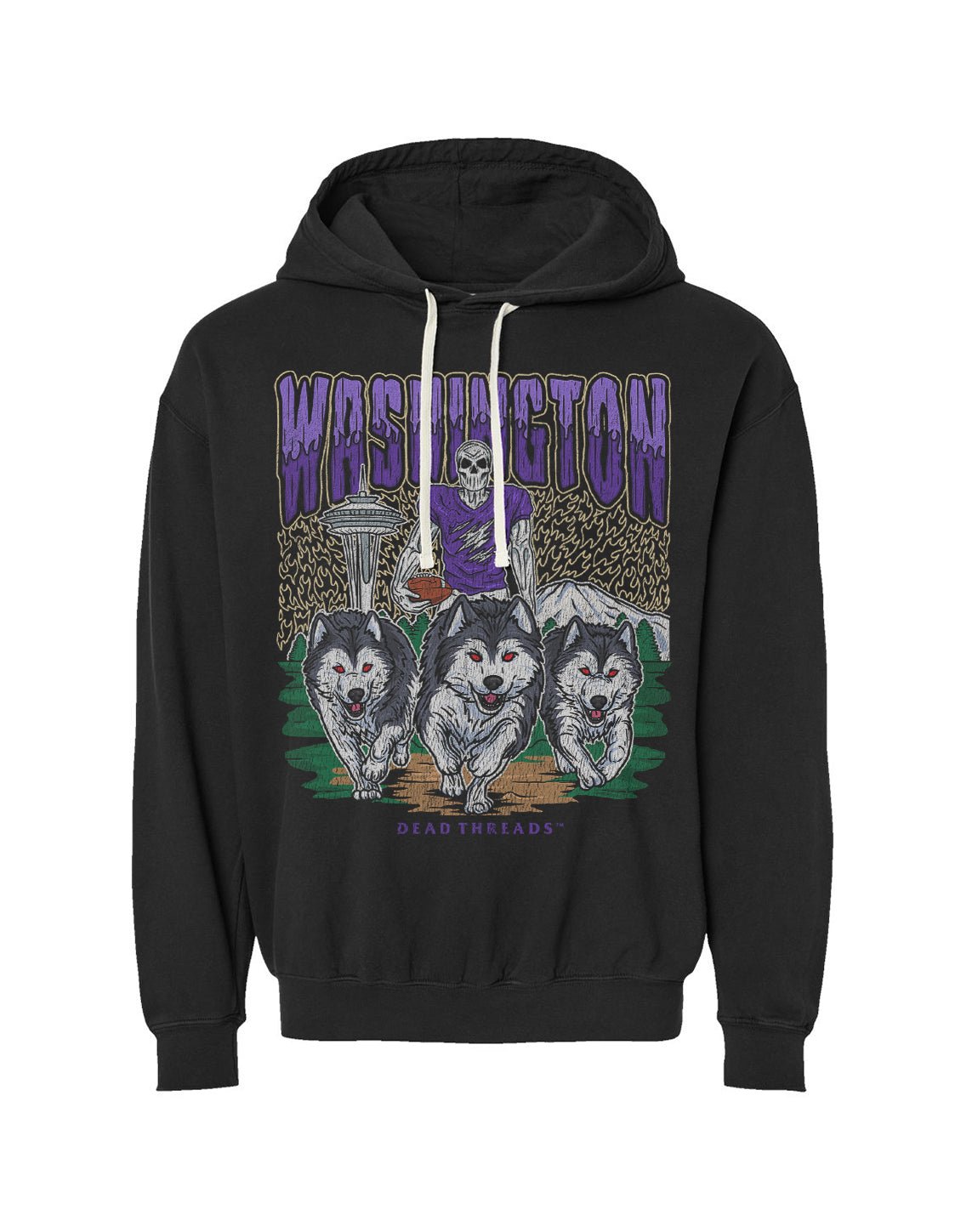 WASHINGTON FOOTBALL - LIGHTWEIGHT HOODIE – Lightweight – Dead Threads Apparel