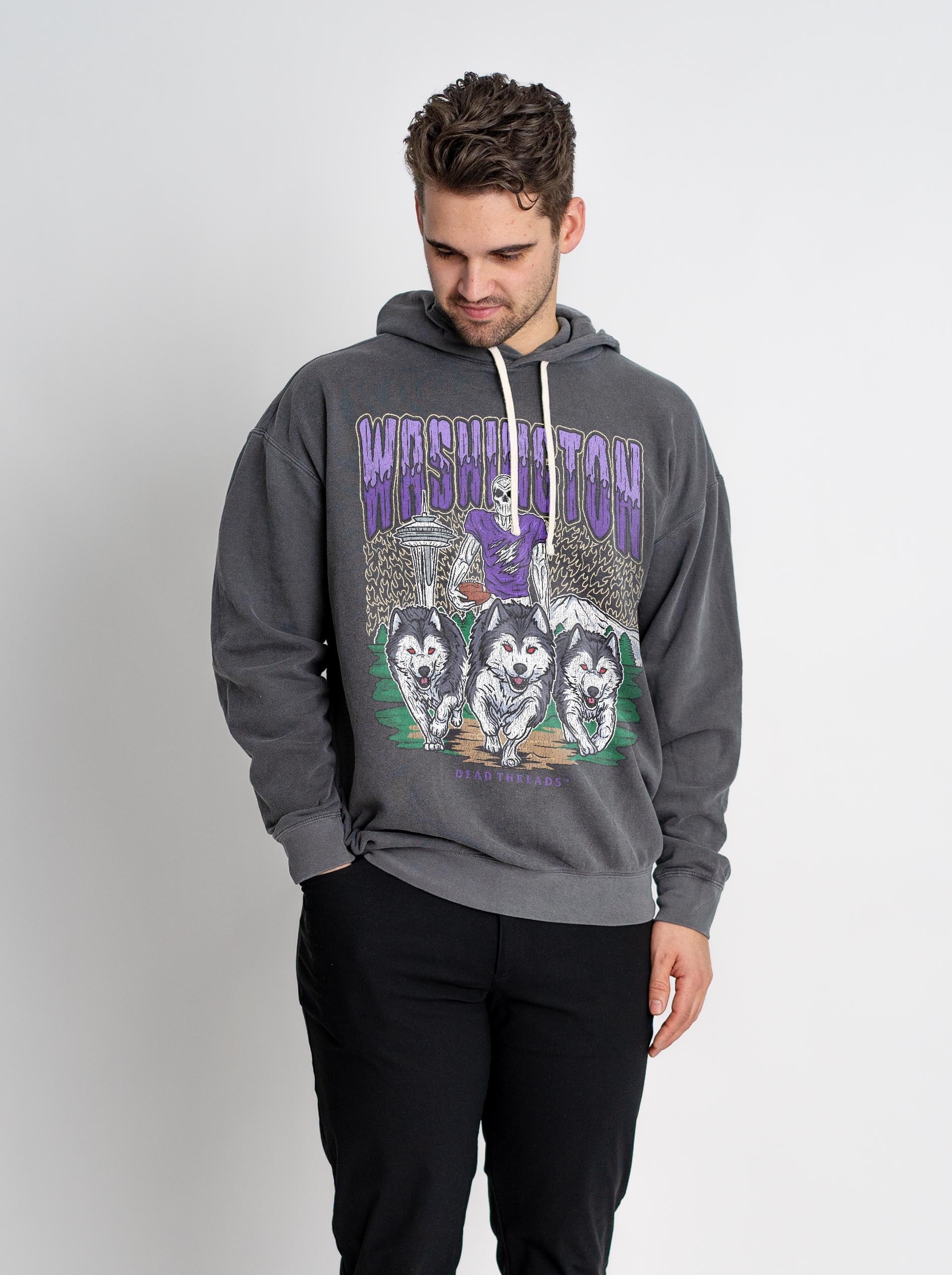 WASHINGTON FOOTBALL - LIGHTWEIGHT HOODIE – Lightweight – Dead Threads Apparel