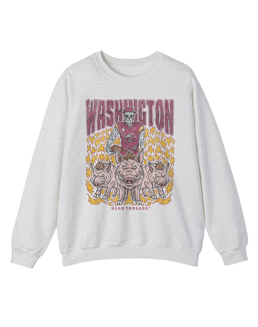WASHINGTON FOOTBALL v1 CREWNECK SWEATSHIRT – Sweatshirt – Dead Threads Apparel
