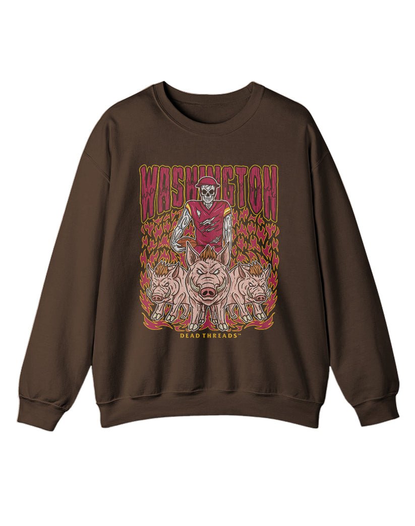 WASHINGTON FOOTBALL v1 CREWNECK SWEATSHIRT – Sweatshirt – Dead Threads Apparel
