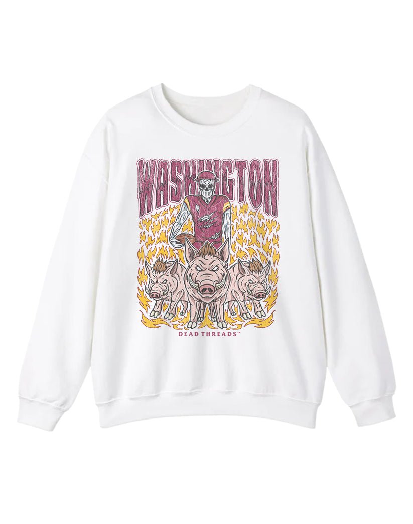 WASHINGTON FOOTBALL v1 CREWNECK SWEATSHIRT – Sweatshirt – Dead Threads Apparel