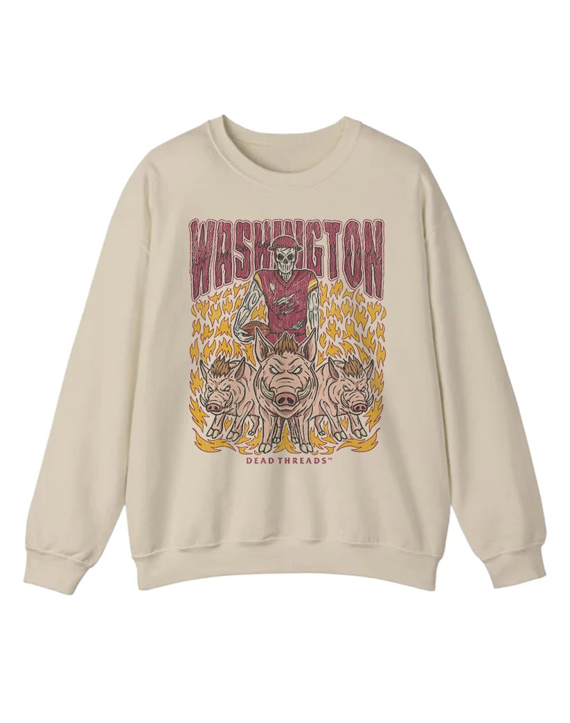 WASHINGTON FOOTBALL v1 CREWNECK SWEATSHIRT – Sweatshirt – Dead Threads Apparel