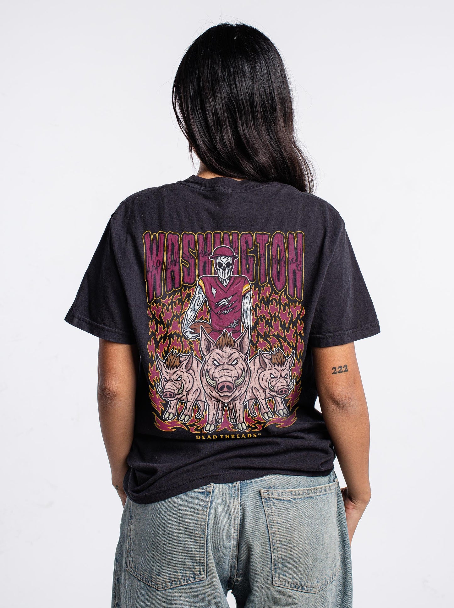 WASHINGTON FOOTBALL v1 - “DT ESSENTIAL" PREMIUM T - SHIRT – T-Shirt – Dead Threads Apparel