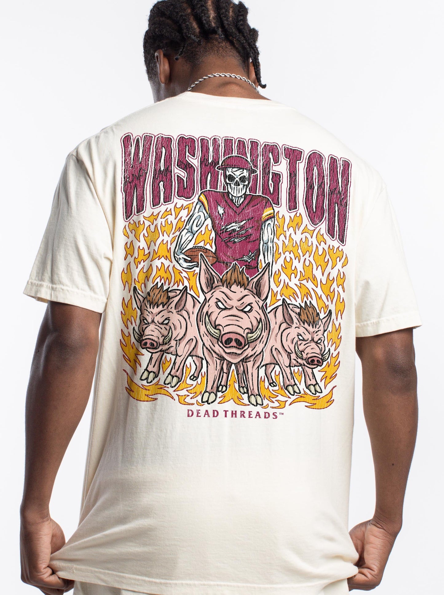 WASHINGTON FOOTBALL v1 - “DT ESSENTIAL" PREMIUM T - SHIRT – T-Shirt – Dead Threads Apparel