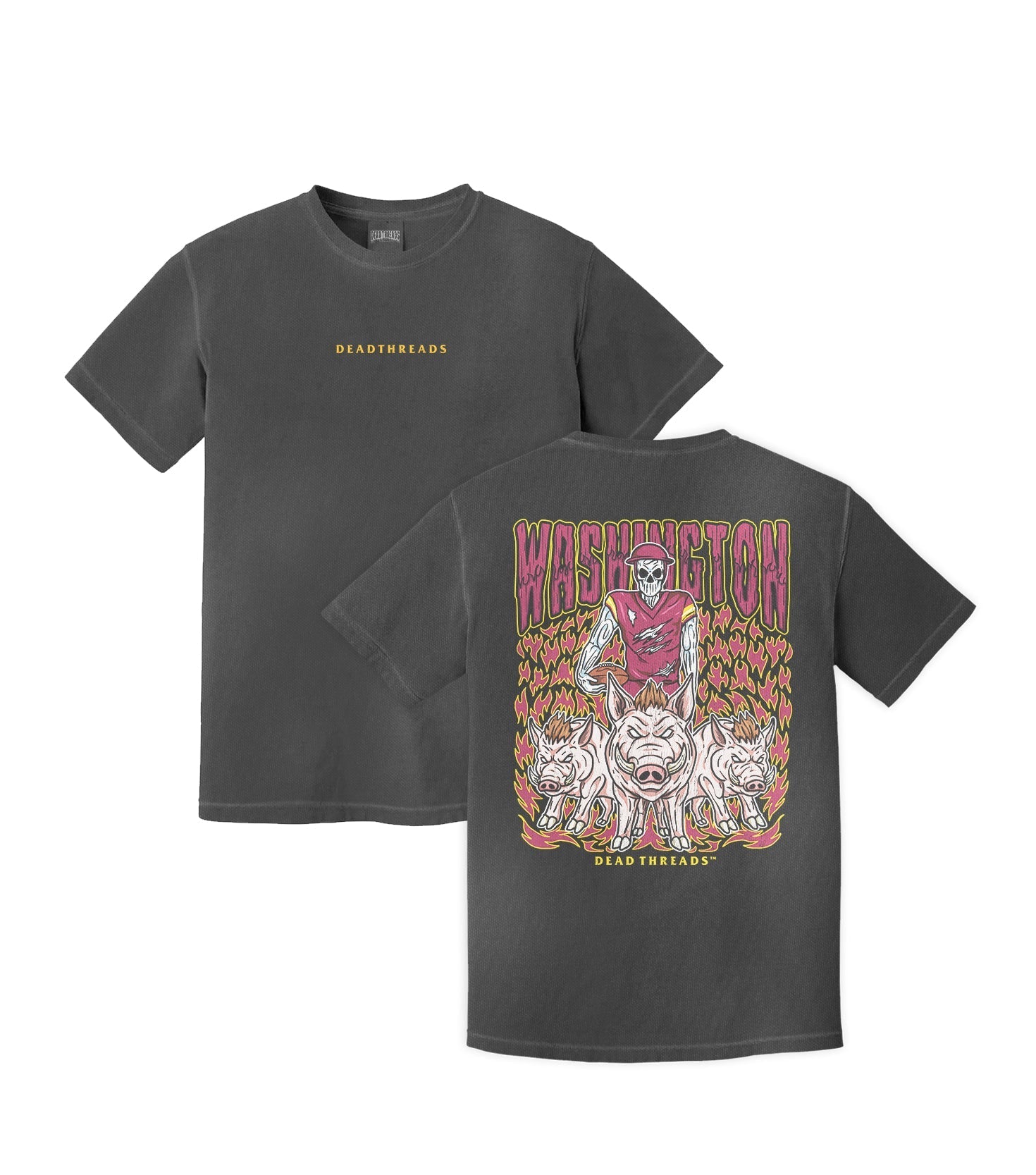 WASHINGTON FOOTBALL v1 - “DT ESSENTIAL" PREMIUM T - SHIRT – T-Shirt – Dead Threads Apparel