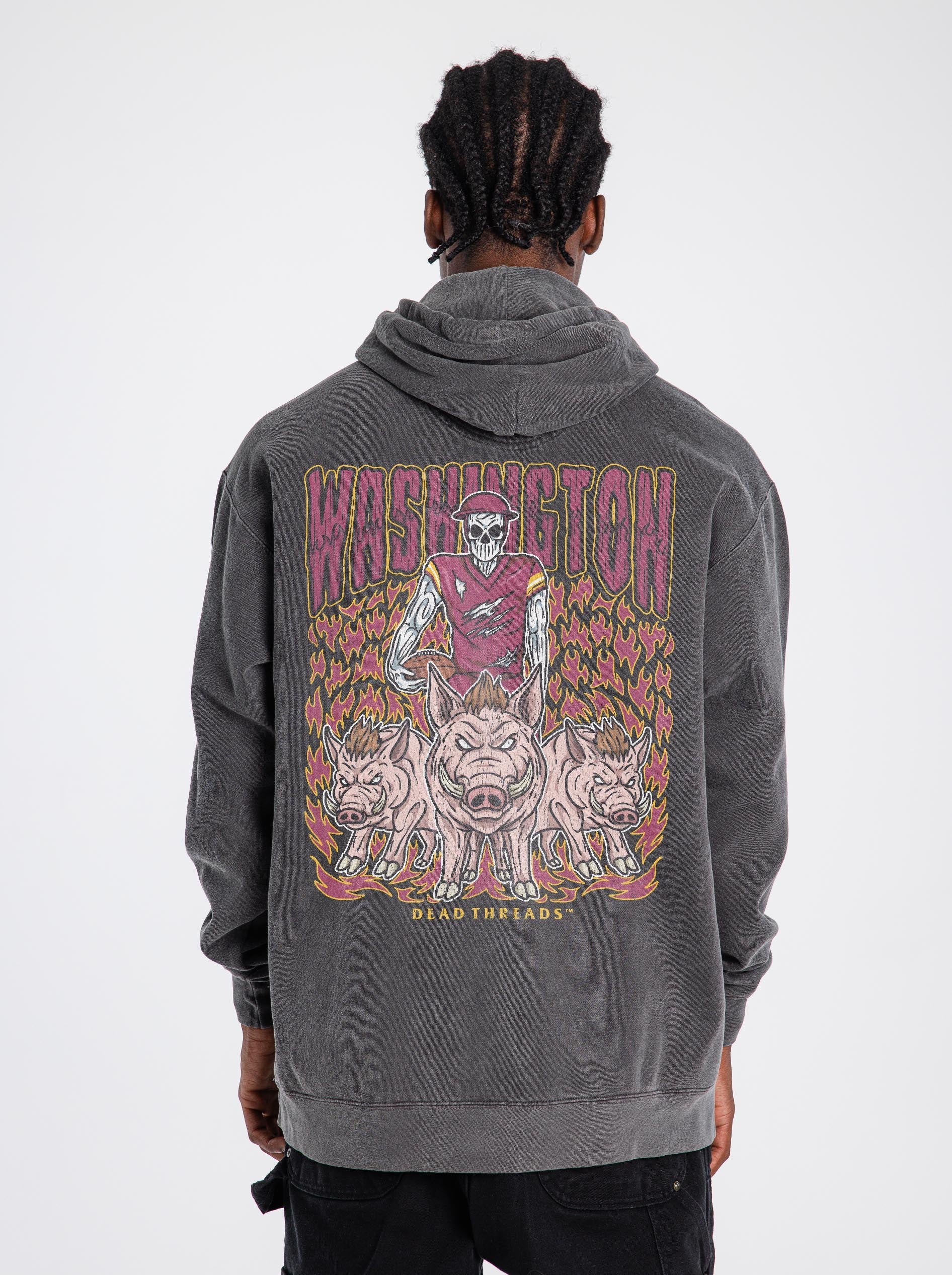 WASHINGTON FOOTBALL v1 - HOODIE – Hoodie – Dead Threads Apparel