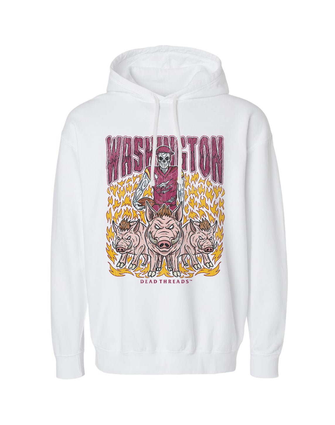 WASHINGTON FOOTBALL v1 - LIGHTWEIGHT HOODIE – Lightweight – Dead Threads Apparel